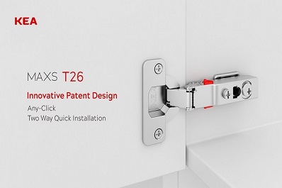 KEA New Arrival: MAXS 2.0 T26 Soft Close Door Hinge