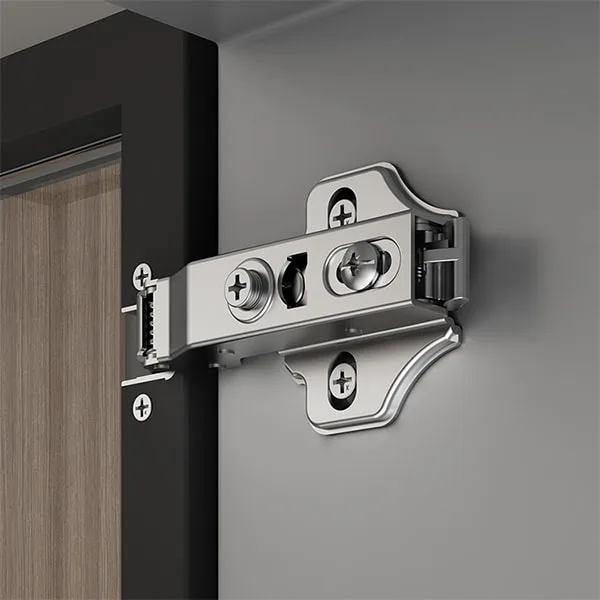Clip-on Soft Closing Furniture Cabinet Aluminum Frame Hinge(One-way) F11
