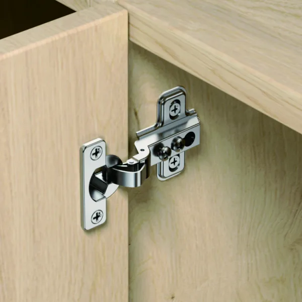 Slide-on Mini Furniture Cabinet Hinge(Two-way) B50