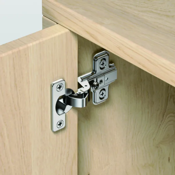 Slide-on Mini Furniture Cabinet Hinge(Two-way) B50