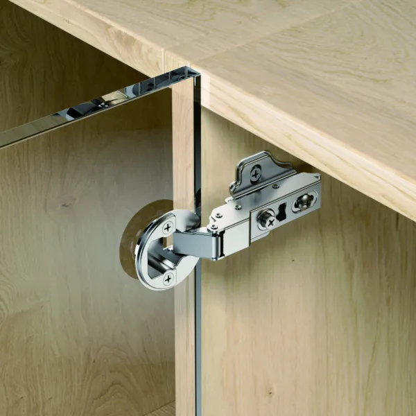 Clip-on Soft Closing Furniture Cabinet Glass Door Hinge(Two-way) FA19