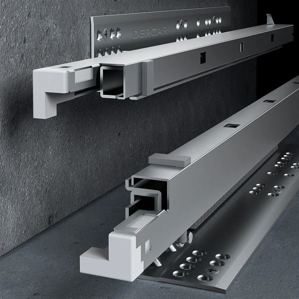 Two-fold Concealed Drawer Slides (Soft-Close) C2H16